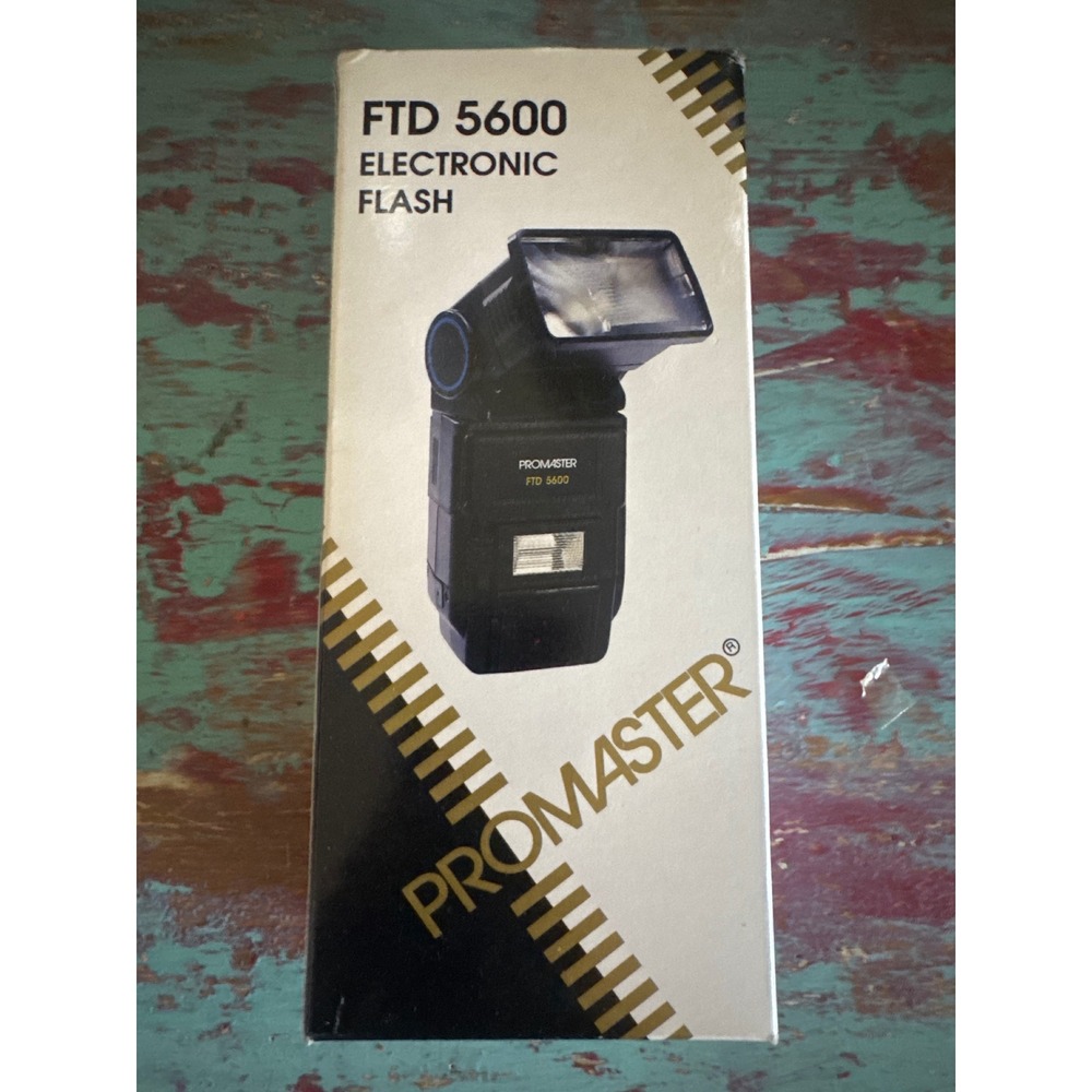 ProMaster FTD 5600 Electronic Flash Camera Speedlight with Box and Manual